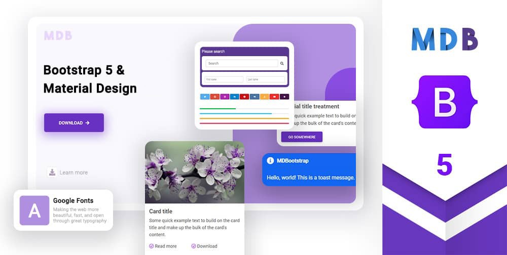 Bootstrap Material Design UI KIT - trusted by over 2,000,000 developers and designers.