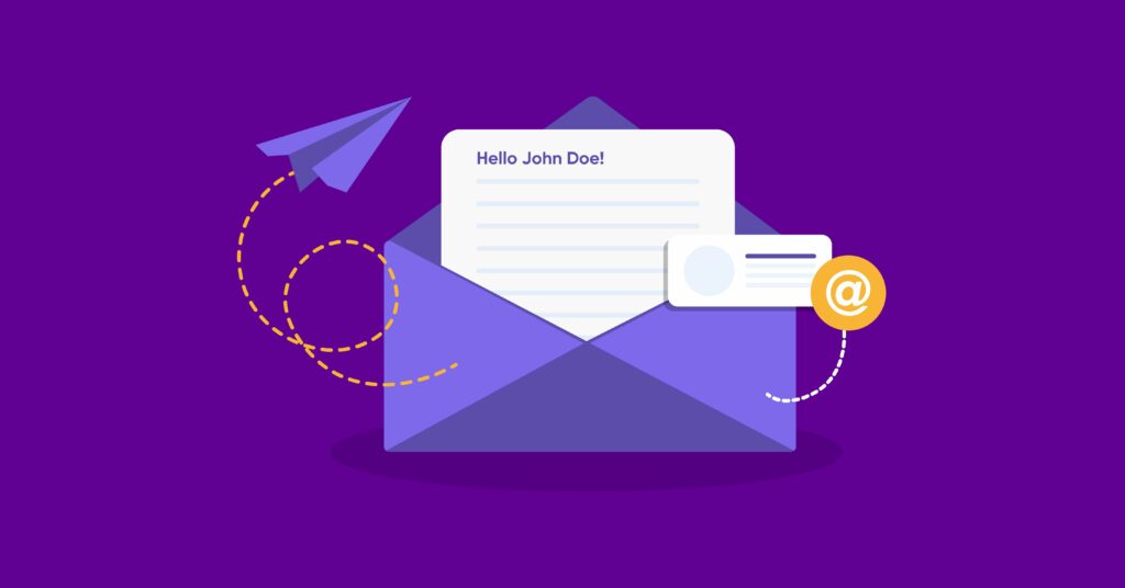 A personalized email feels comfortable to readers and helps with open rates and engagement